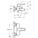 Bateria Wannowa Solid S A42444EXP Vitra