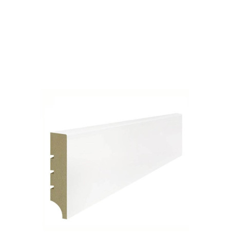Listwa Przypodłogowa MDF Classic Plus R1 RAL9003 80x16x2440 mm Lagrus