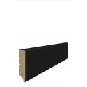 Listwa Przypodłogowa MDF Classic Plus R1 RAL9005 80x16x2440 mm Lagrus