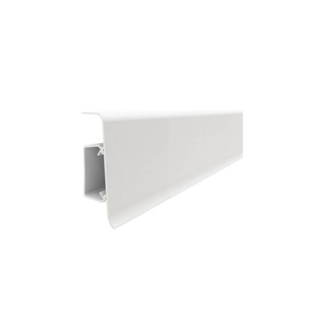 Listwa Przypodłogowa PCV Esquero Duo 650 Biały 55x22x2500 mm Vox