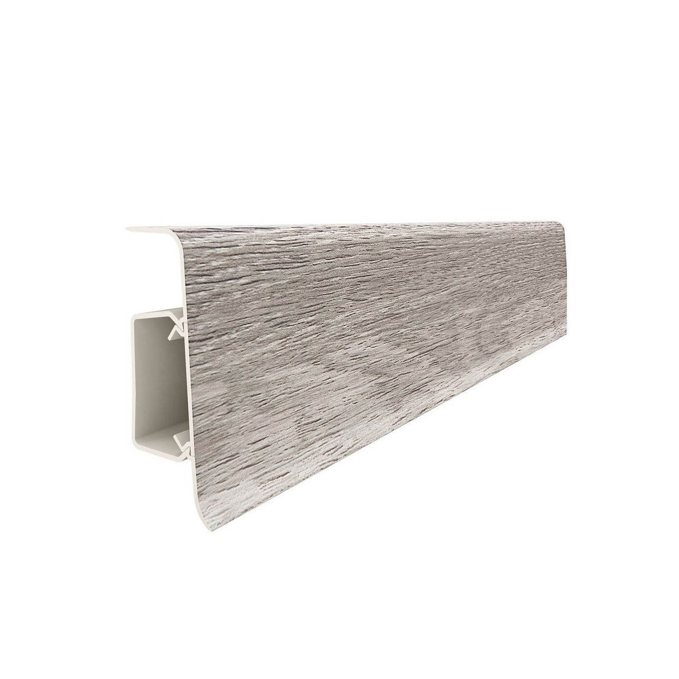Listwa Przypodłogowa PCV Esquero Duo 657 Merbau Szary 55x22x2500 mm Vox