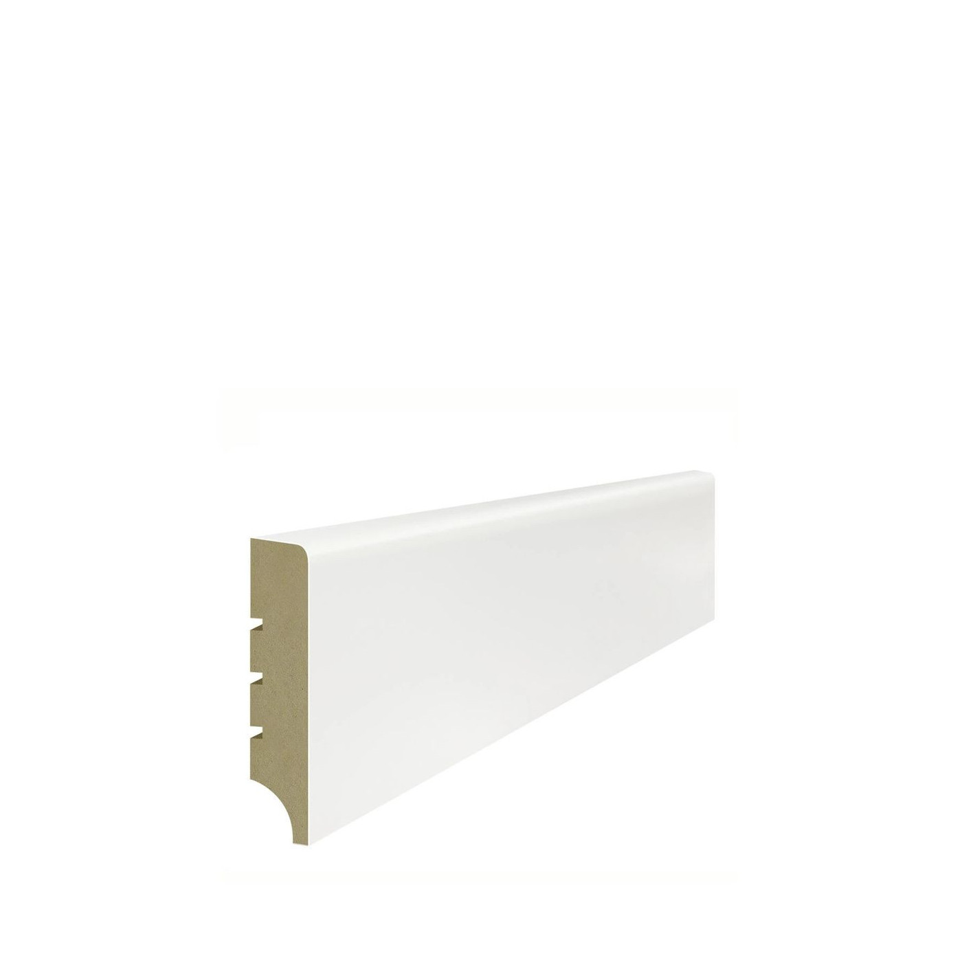 Listwa Przypodłogowa Plus R5 Biały 244x8 Lagrus