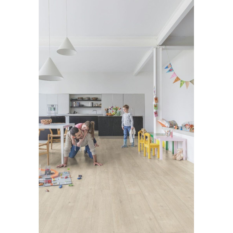 Panel Podłogowy Impressive Dąb Beżowy Ze Śladami Cięcia Piłą 138x19 IM1857 Quick-Step