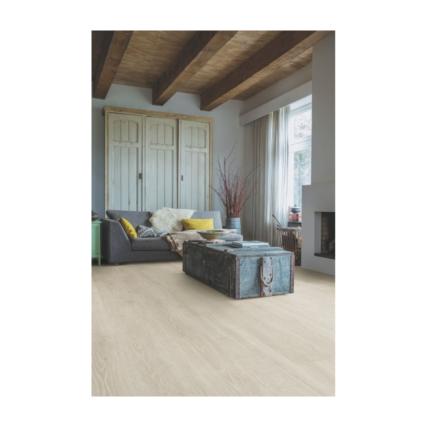 Panel Podłogowy Majestic Dąb Leśny Jasnoszary 205x24 MJ3547 Quick-Step