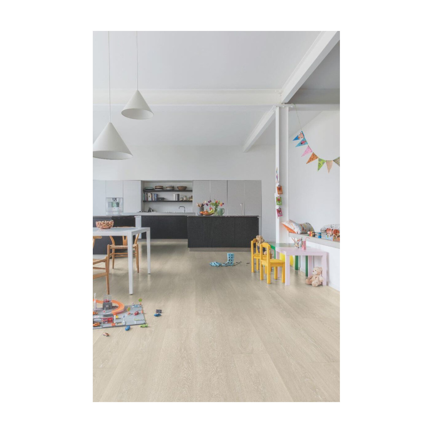 Panel Podłogowy Majestic Dąb Nizinny Jasny Beżowy 205x24 MJ3554 Quick-Step