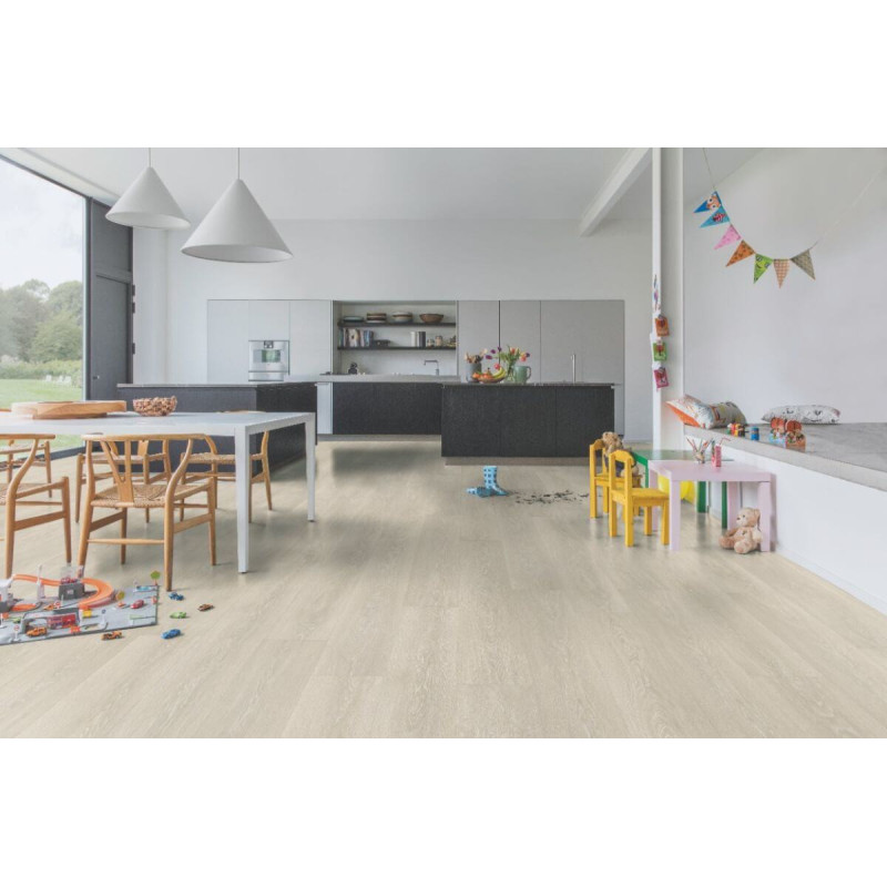 Panel Podłogowy Majestic Dąb Nizinny Jasny Beżowy 205x24 MJ3554 Quick-Step