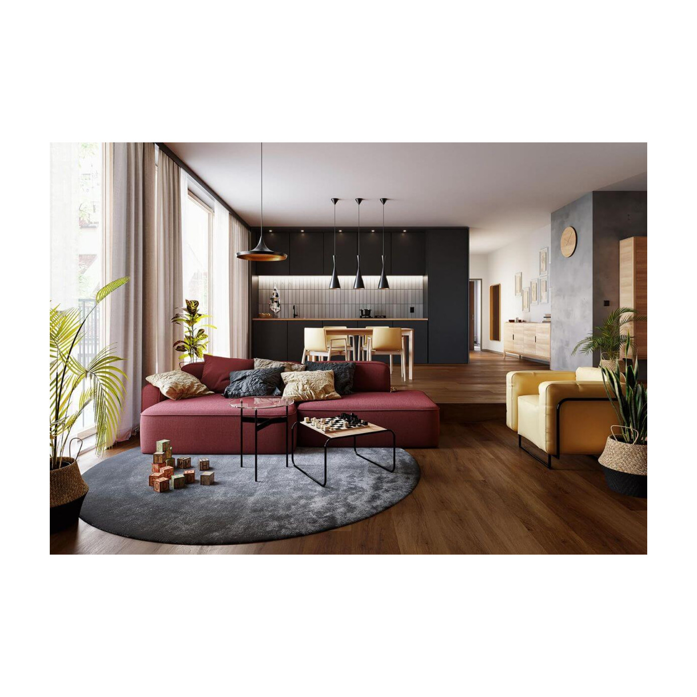 Panel Winylowy Legnar Dąb Jersey 122x22,9 CLE41102 Arbiton