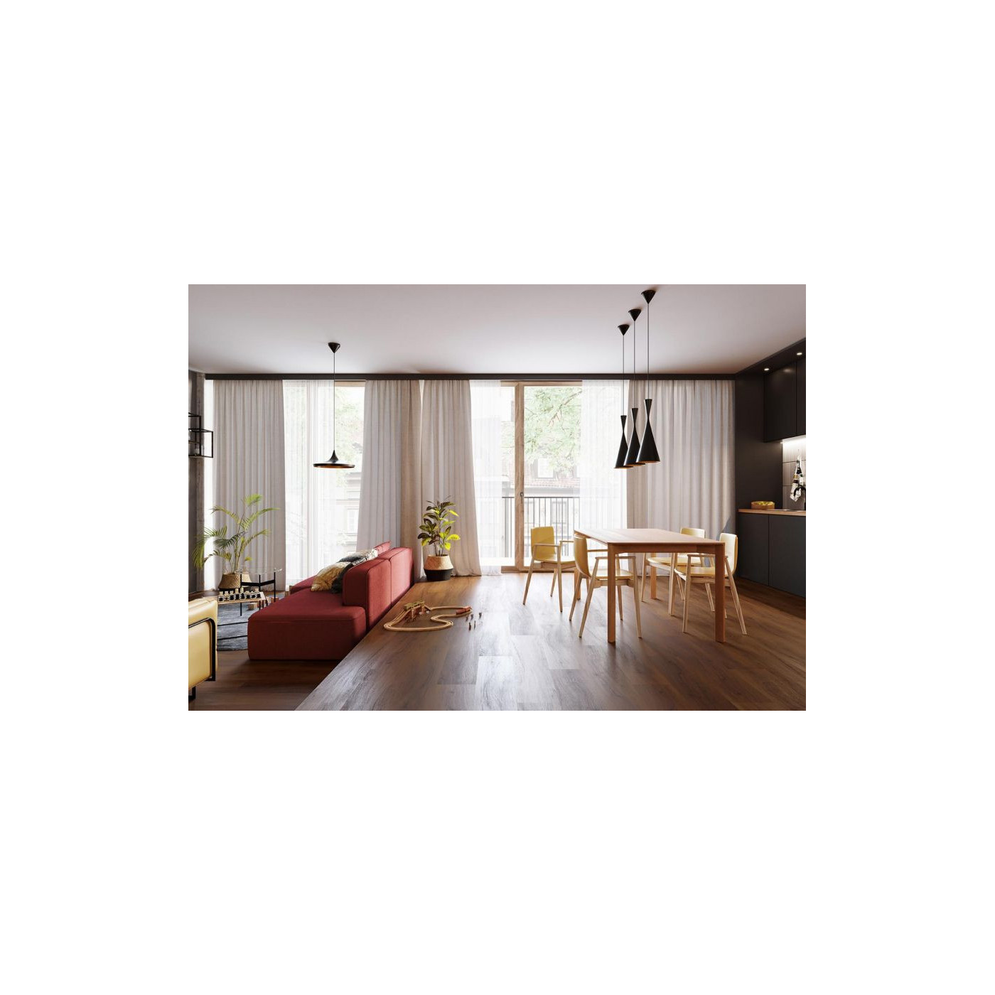 Panel Winylowy Legnar Dąb Jersey 122x22,9 CLE41102 Arbiton