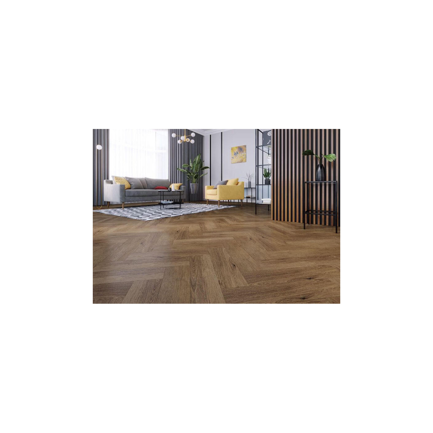 Panel Winylowy Amaron Herringbone Dąb Georgetown 59,2x14,8 CA147 Arbiton