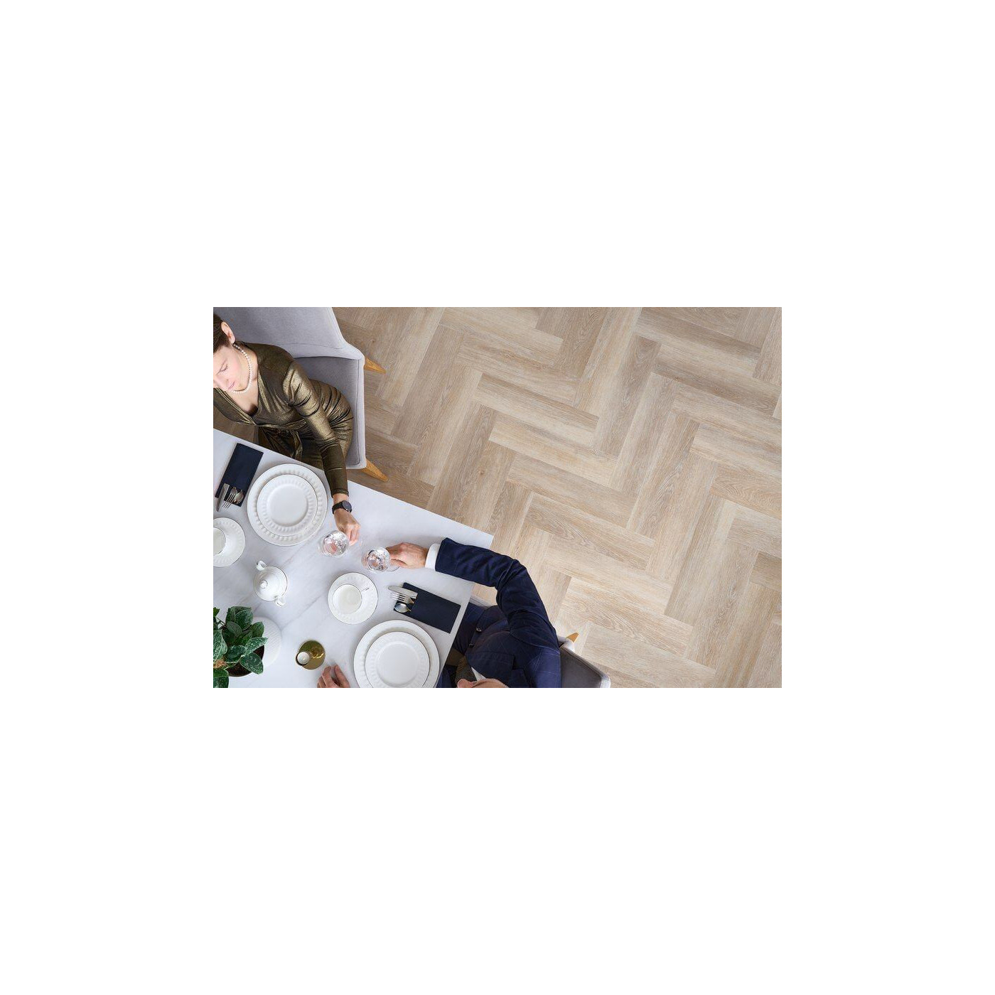 Panel Winylowy Amaron Herringbone Dąb Stamford 59,2x14,8 CA181 Arbiton