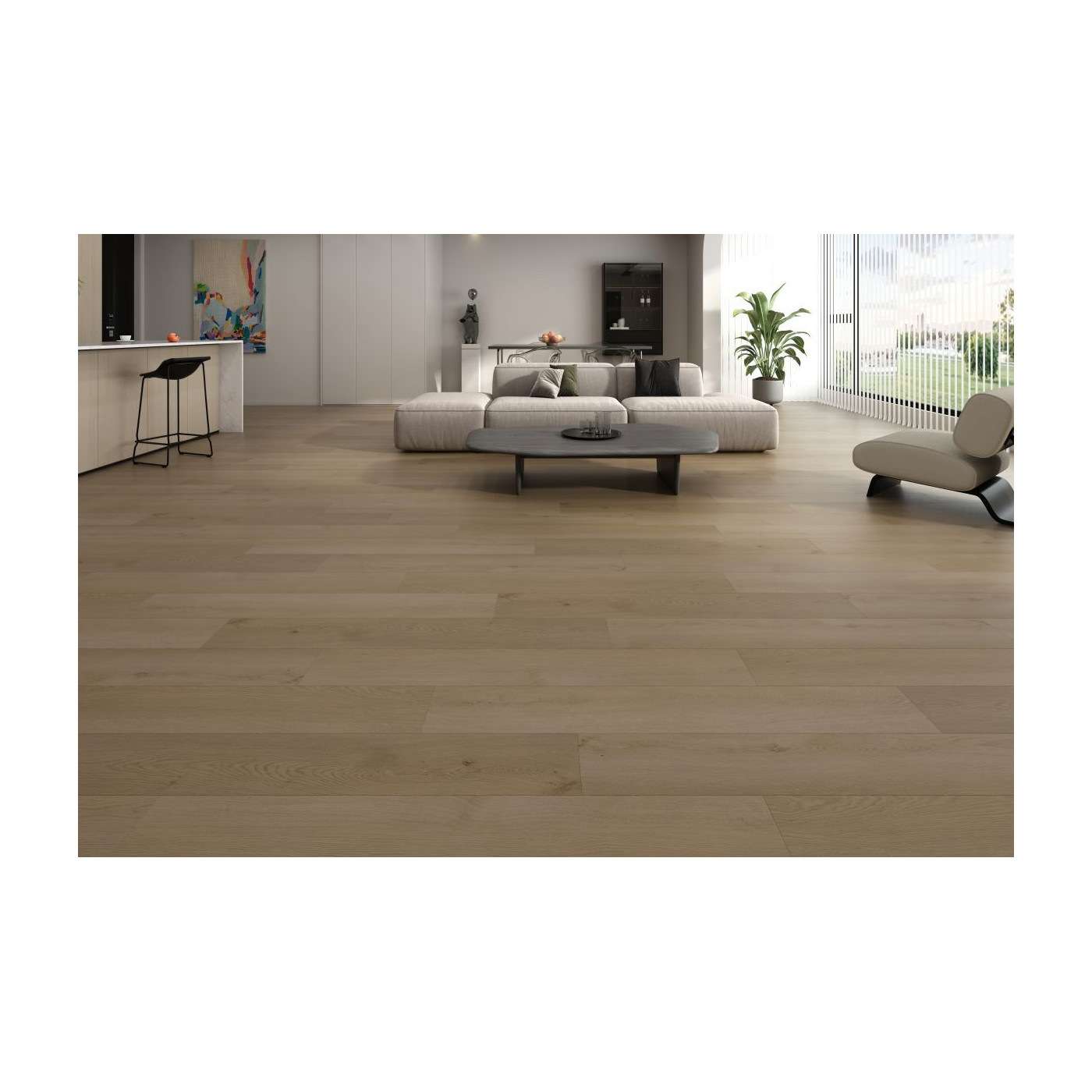 Panel Winylowy Ronda Cappucino Deska 1220x181 mm Ceramica Limone