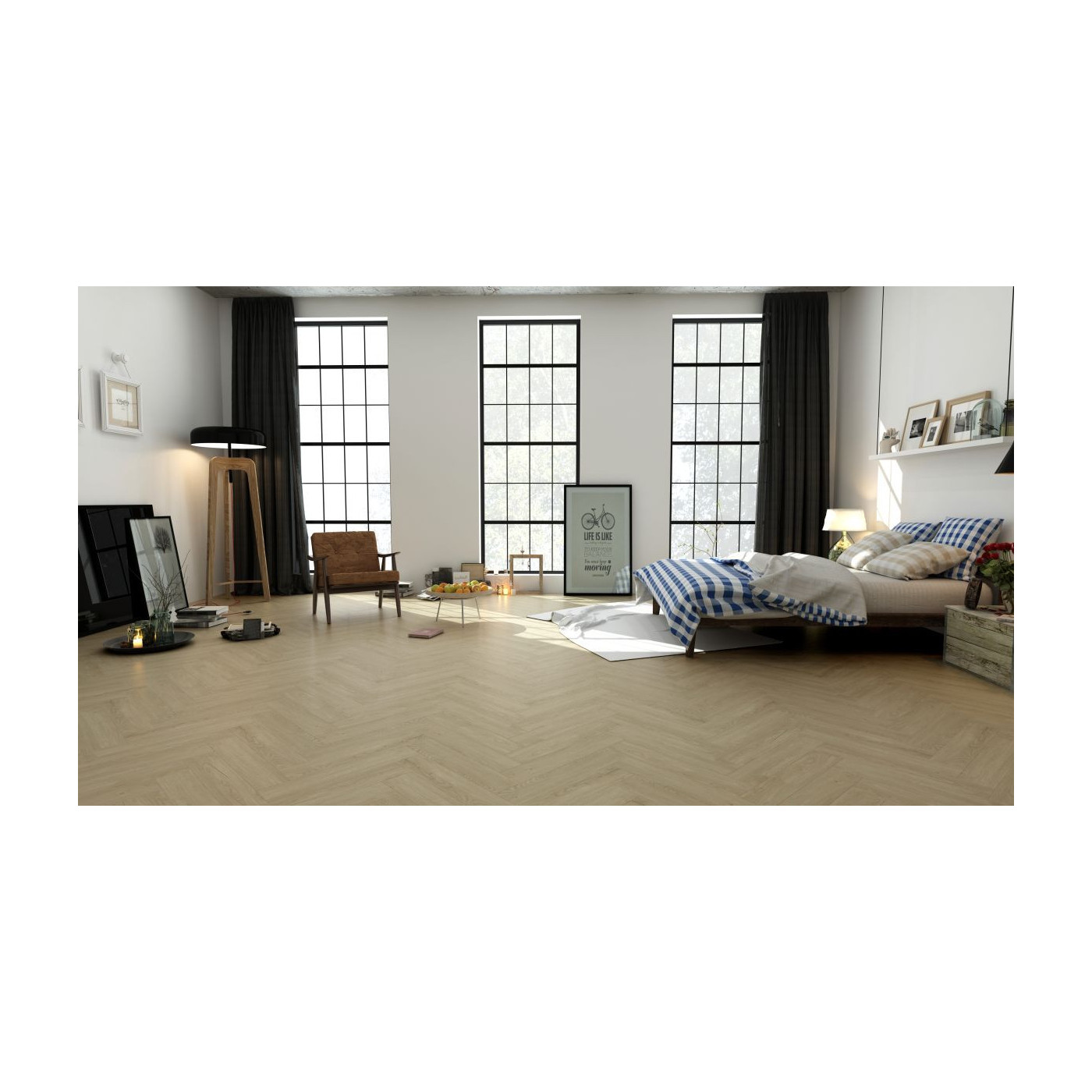 Panel Winylowy Ronda Beige Jodła 640x128 mm Ceramica Limone