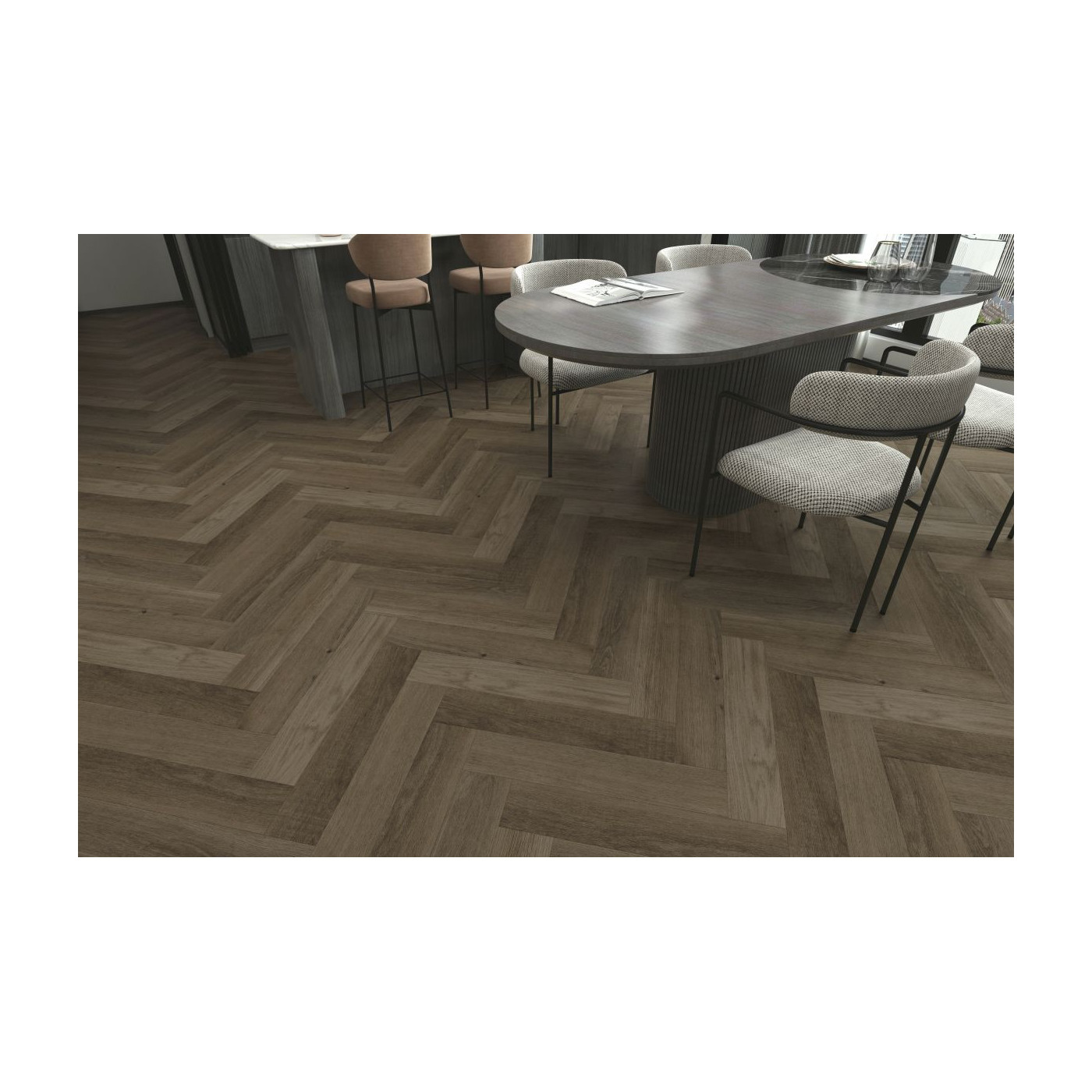 Panel Winylowy Ronda Walnut Jodła 640x128 mm Ceramica Limone