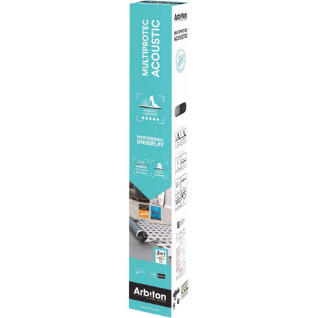 Podkład Multiprotec Acoustic 3w1 2 mm 8m2 Arbiton