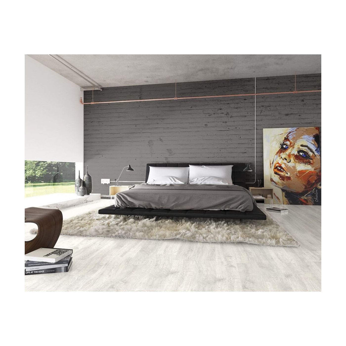 Panel Podłogowy Classic Dąb Regenerowany Biały Patynowany 120x19 CL1653 Quick-Step