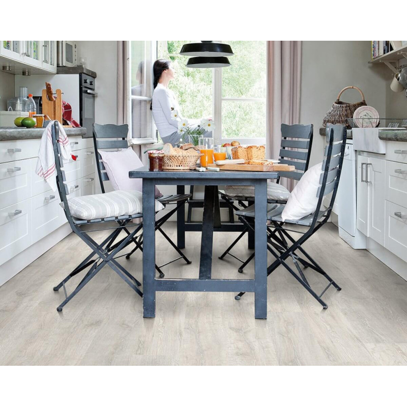 Panel Podłogowy Classic Dąb Regenerowany Biały Patynowany 120x19 CL1653 Quick-Step