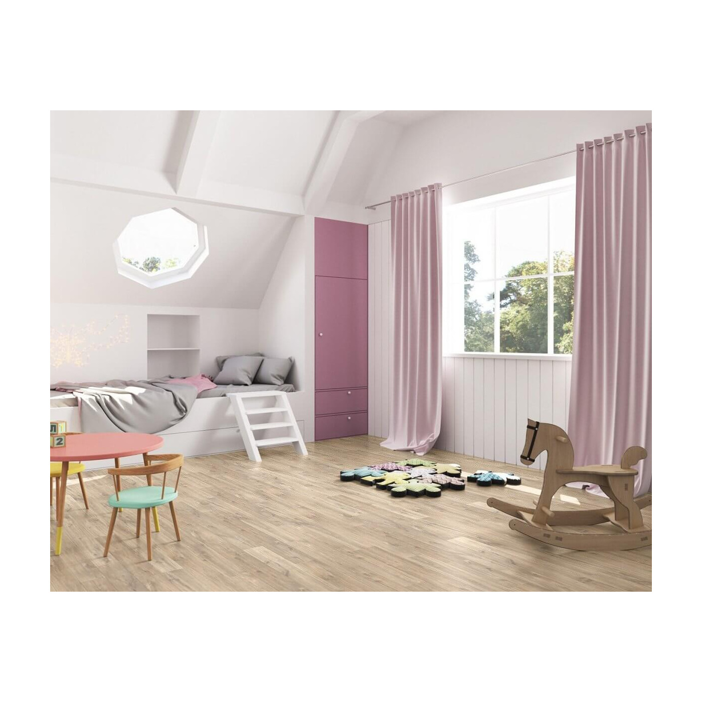 Panel Podłogowy Classic Dąb Naturalny Nocny 120x19 CLM1487 Quick-Step