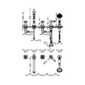 Bateria Wannowa 4-otworowa Clasic 24214601 Tres