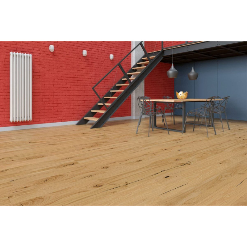 Deska Podłogowa Drewniana Evolution Dąb Earthquake 1R 220x18,2 cm Balticwood