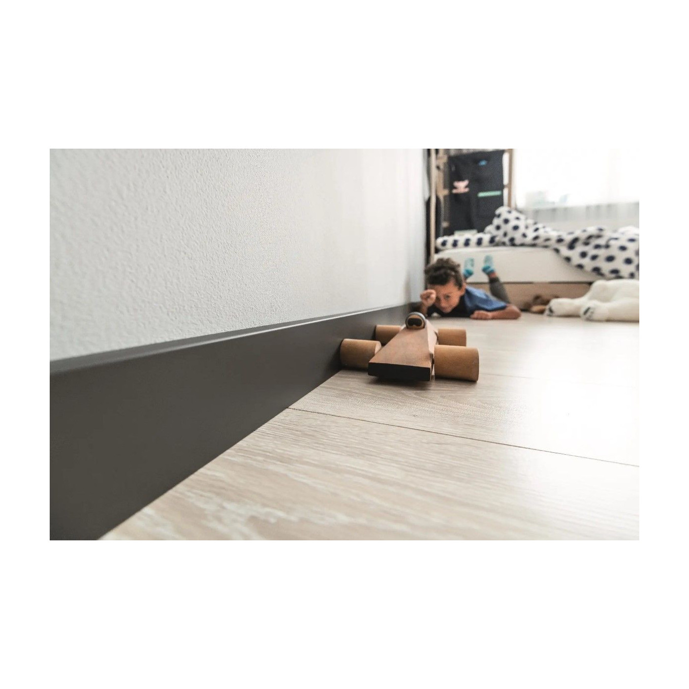 Listwa Przypodłogowa Espumo ESP205 Antracyt 2400x80x16 Vox