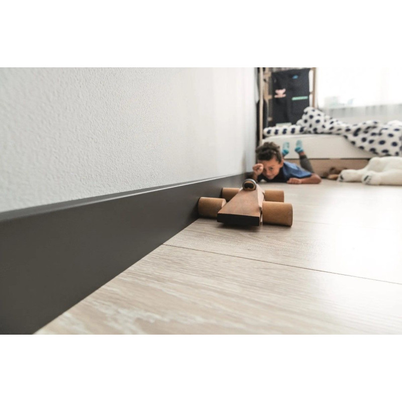 Listwa Przypodłogowa Espumo ESP205 Antracyt 2400x80x16 Vox