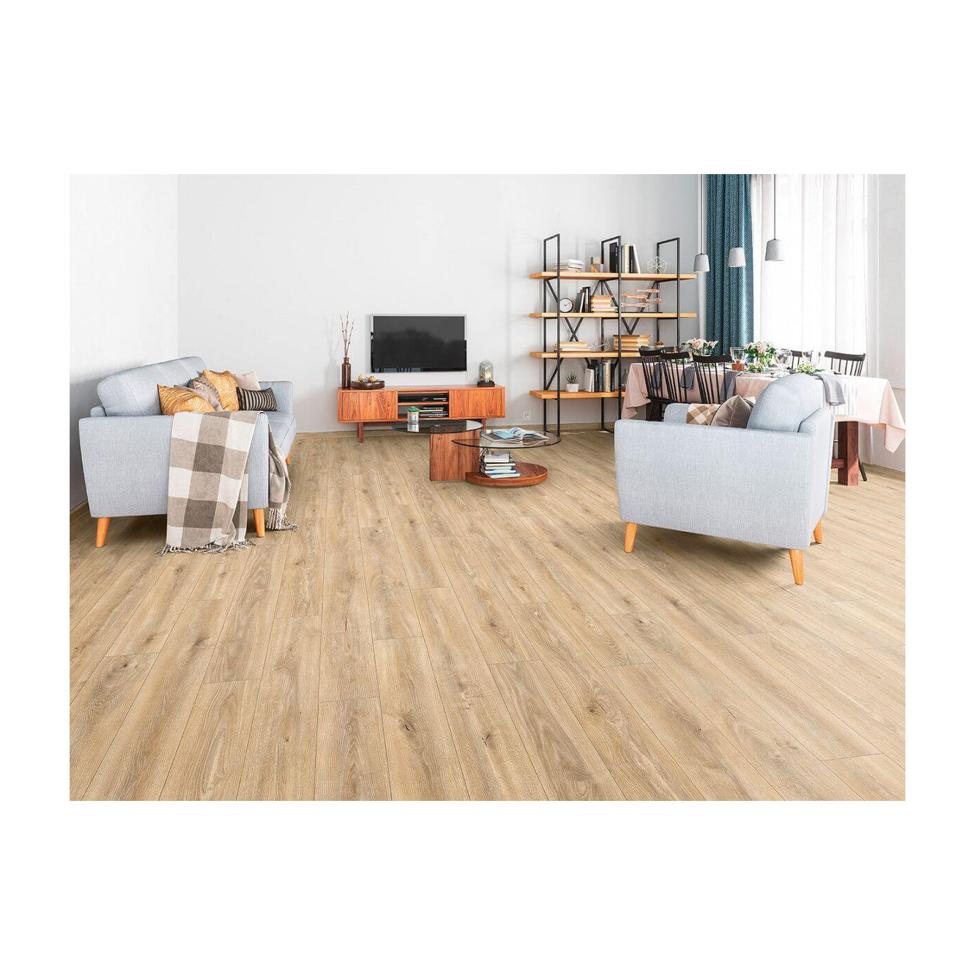 Panel Podłogowy Atlantic 8 Dąb Tortilla Cashmere 128,5x19,2 K469 Krono Original