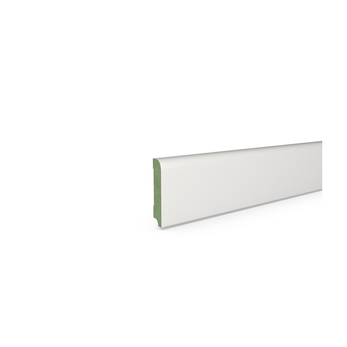Listwa Przypodłogowa R10 Biały 264x6 Kasolik