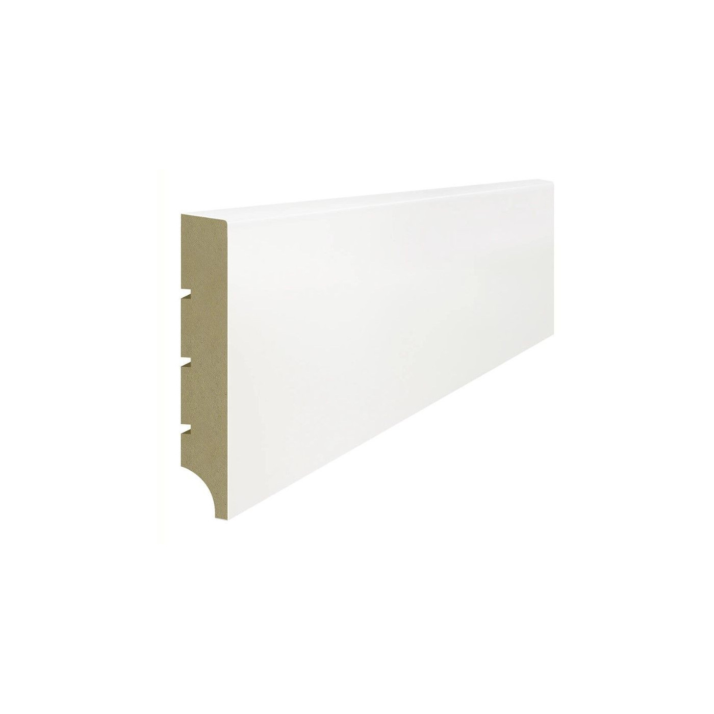 Listwa Przypodłogowa Standard 100 Plus Biały 244x10 cm Lagrus