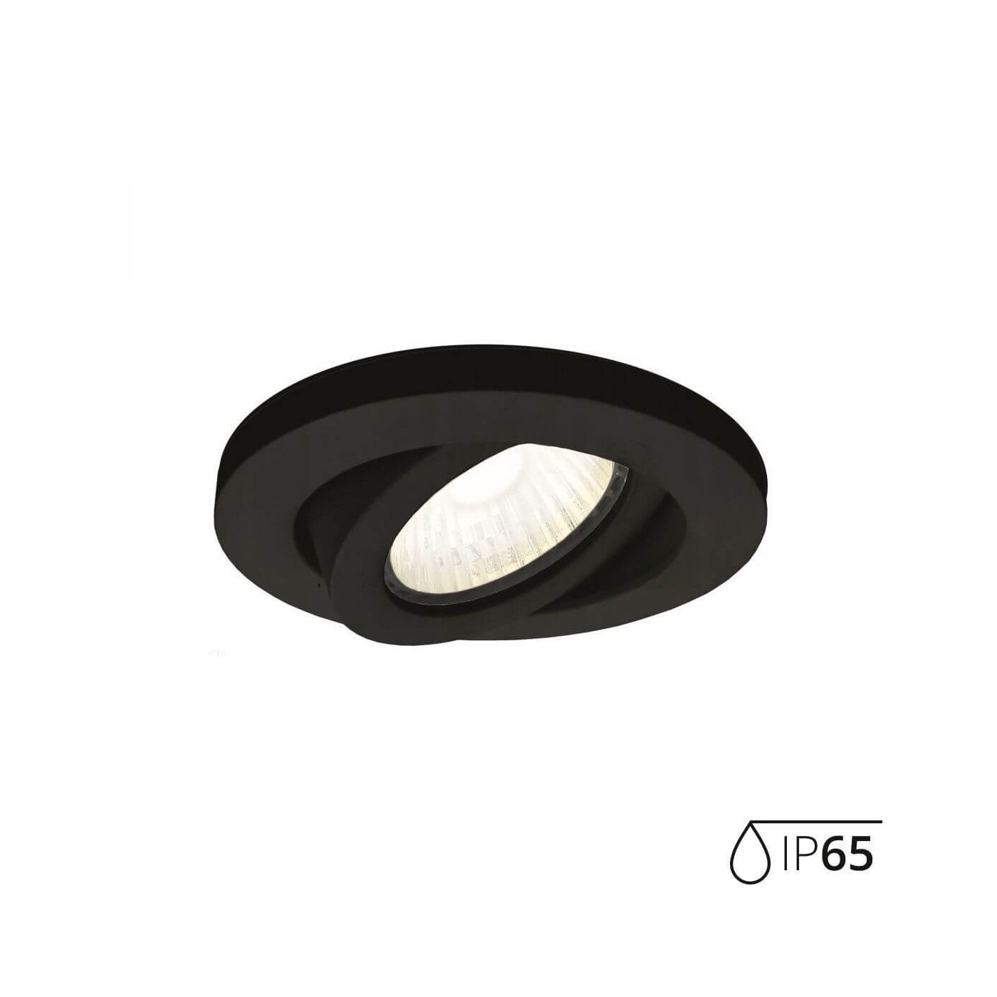 Lampa Sufitowa Ruchoma Gapis Move R Black IP65 107702 Aio