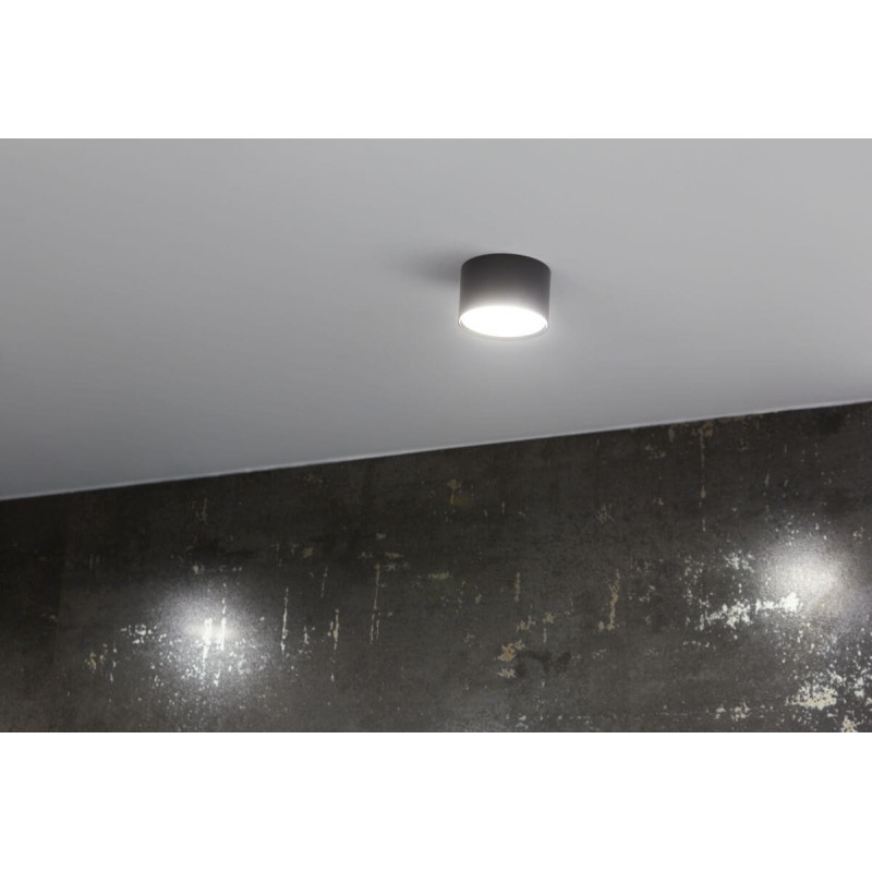 Lampa Sufitowa Lunos Black IP54 117102 Aio