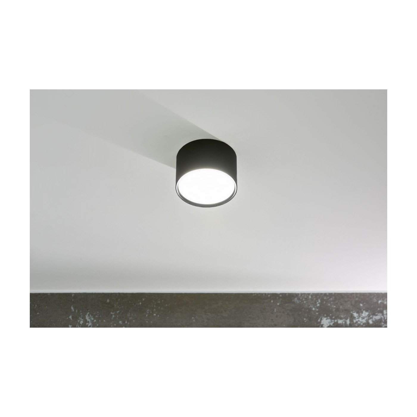 Lampa Sufitowa Lunos Black IP54 117102 Aio