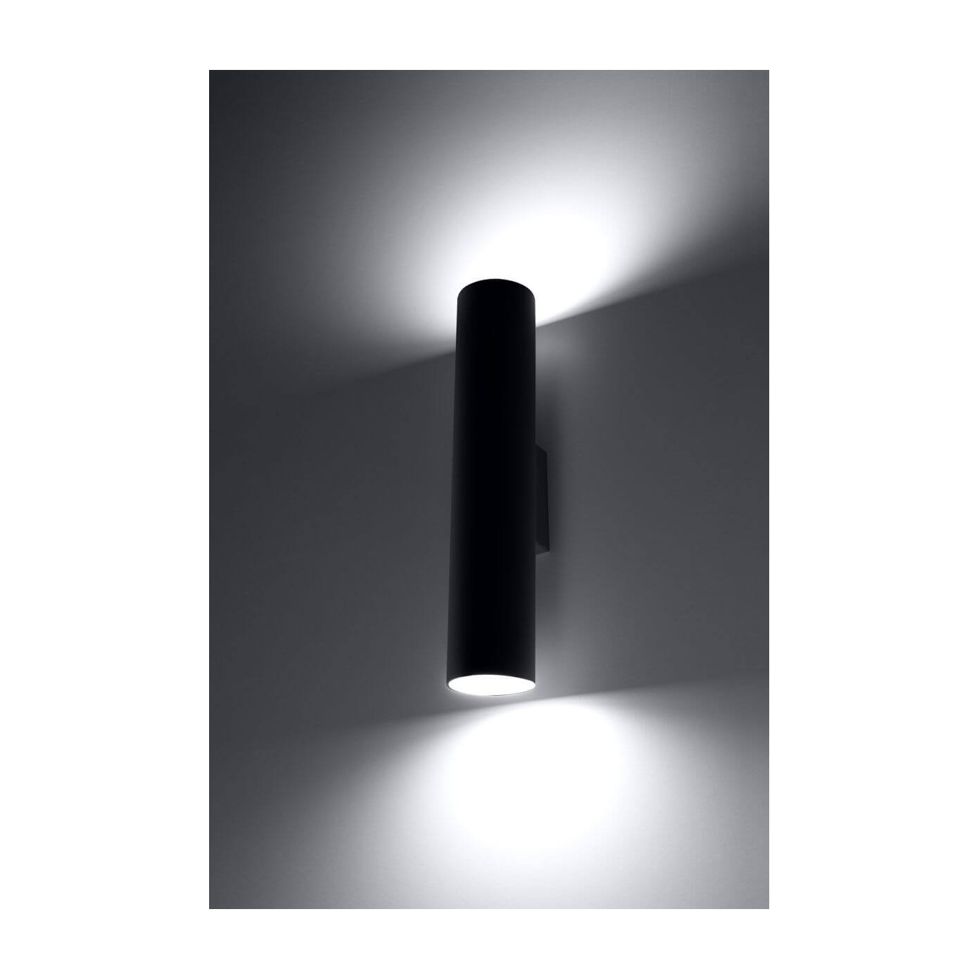 Kinkiet Lagos 2 Czarny SL.0330 Sollux