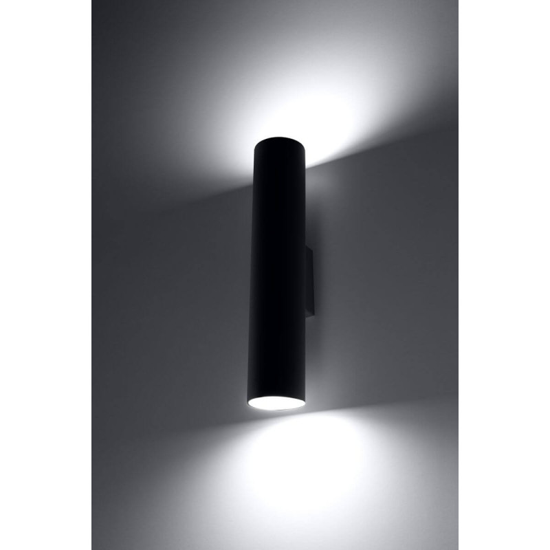 Kinkiet Lagos 2 Czarny SL.0330 Sollux