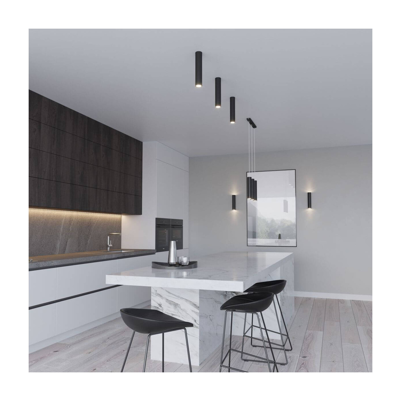 Kinkiet Lagos 2 Czarny SL.0330 Sollux