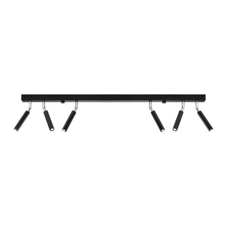 Plafon Eyetech 6 Czarny SL.0901 Sollux