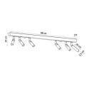 Plafon Eyetech 6 Czarny SL.0901 Sollux