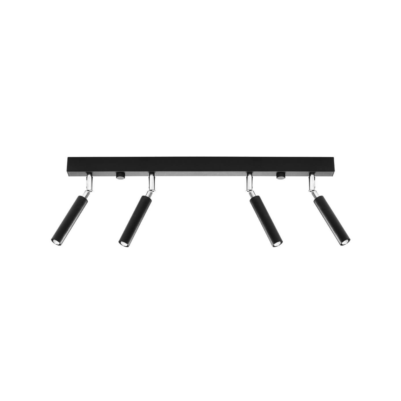 Plafon Eyetech 4 Czarny SL.0900 Sollux