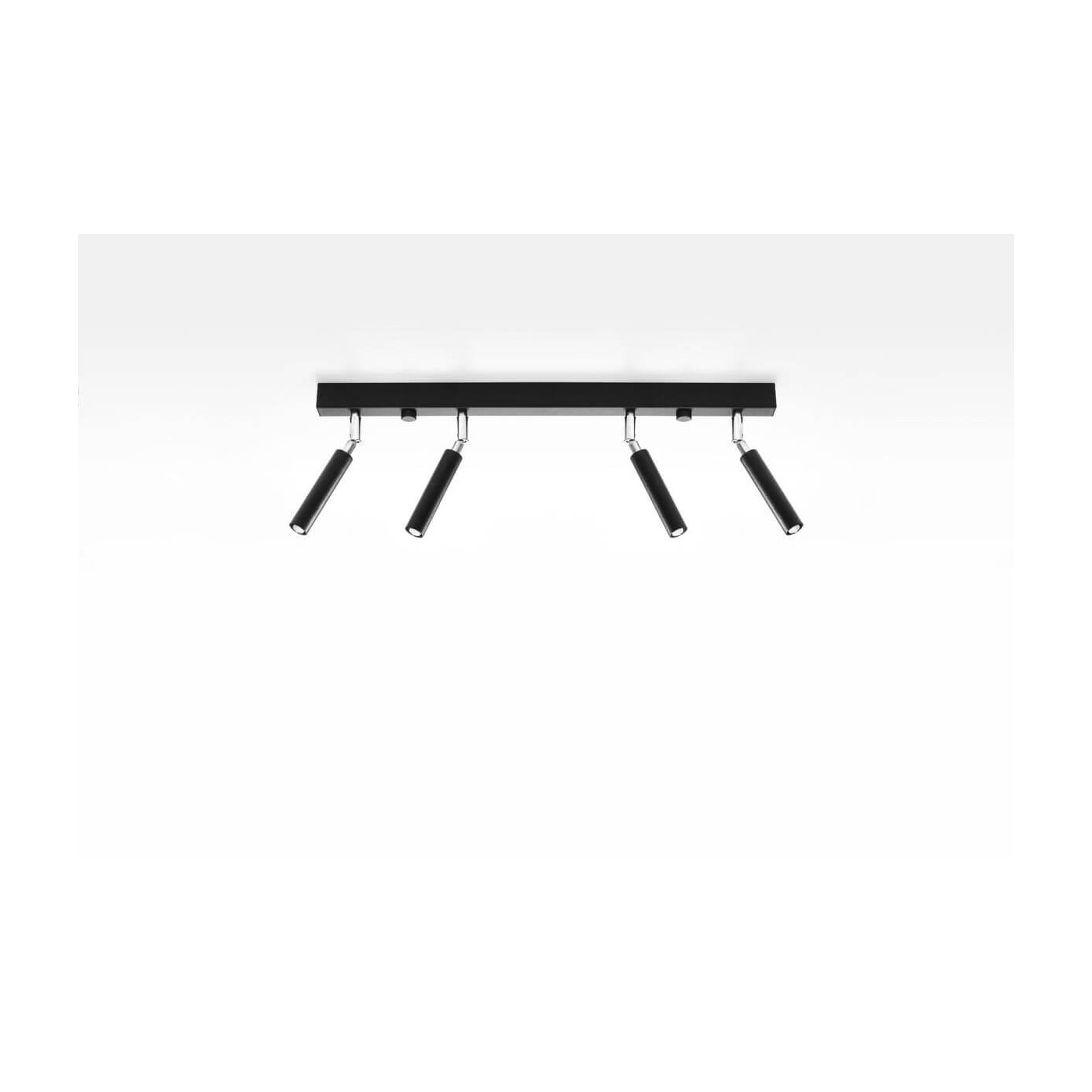 Plafon Eyetech 4 Czarny SL.0900 Sollux