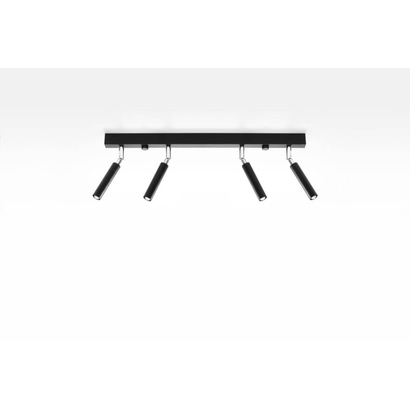Plafon Eyetech 4 Czarny SL.0900 Sollux