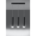Lampa Wisząca Lagos 3 Czarny SL.0329 Sollux