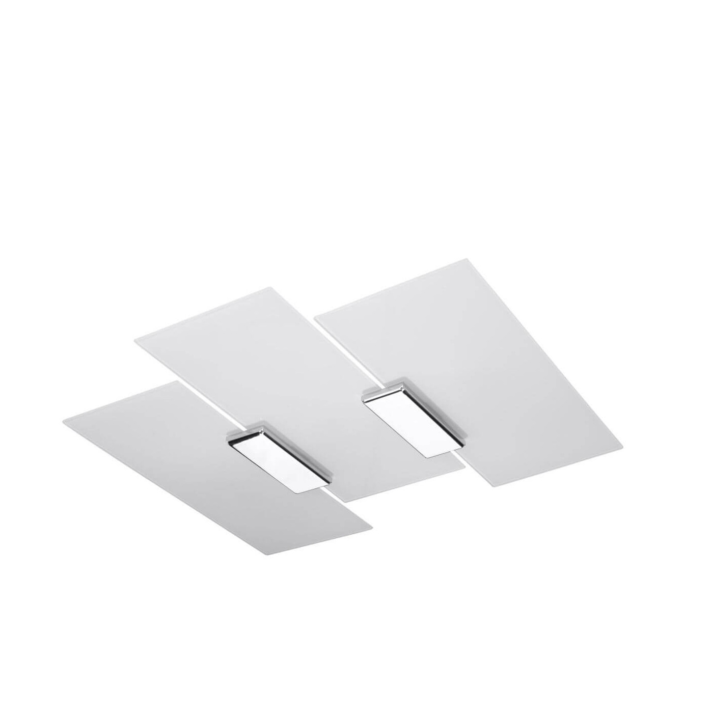 Plafon Fabiano Chrom/Biały SL.0198 Sollux