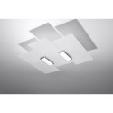 Plafon Fabiano Chrom/Biały SL.0198 Sollux