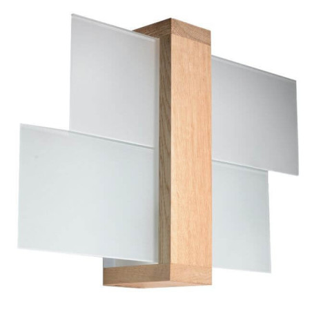 Kinkiet Feniks 1 Naturalne Drewno SL.0077 Sollux