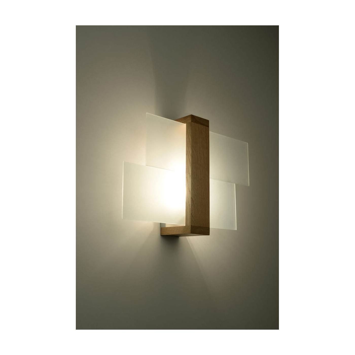 Kinkiet Feniks 1 Naturalne Drewno SL.0077 Sollux