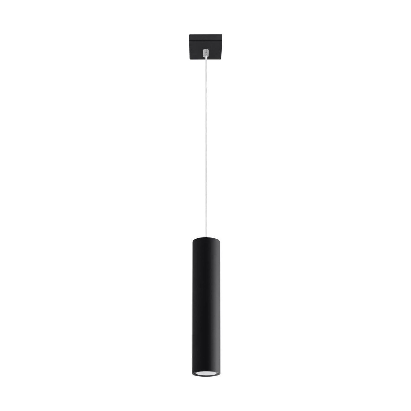 Lampa Wisząca Lagos 1 Czarny SL.0327 Sollux
