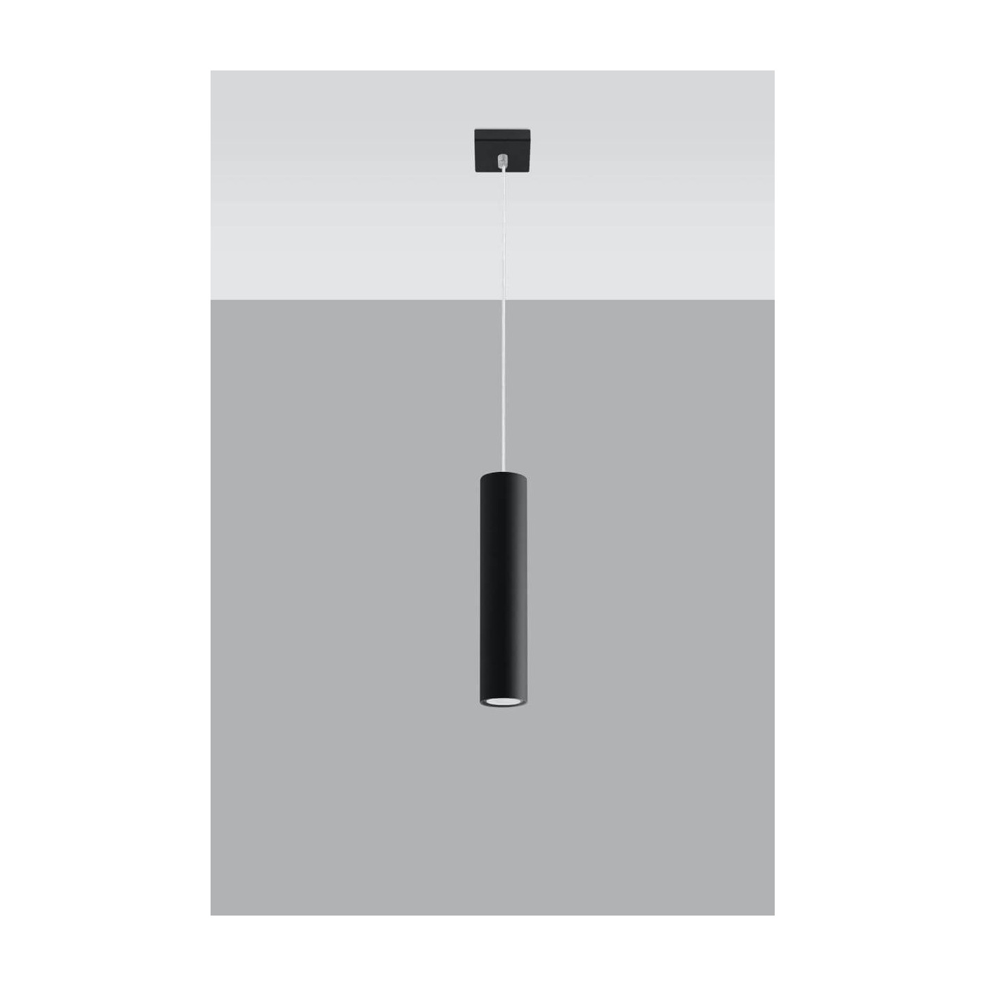 Lampa Wisząca Lagos 1 Czarny SL.0327 Sollux