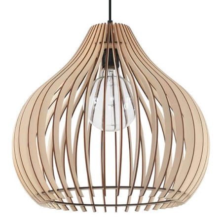 Lampa Wisząca Aprilla Naturalne Drewno SL.0639 Sollux