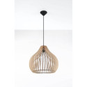 Lampa Wisząca Aprilla Naturalne Drewno SL.0639 Sollux