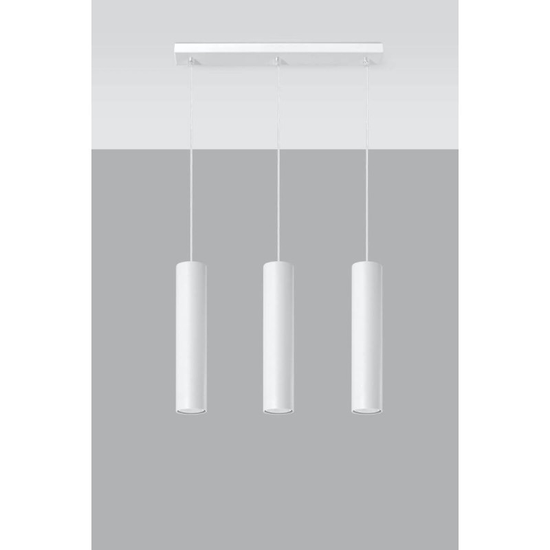 Lampa Wisząca Lagos 3 Biały SL.0325 Sollux