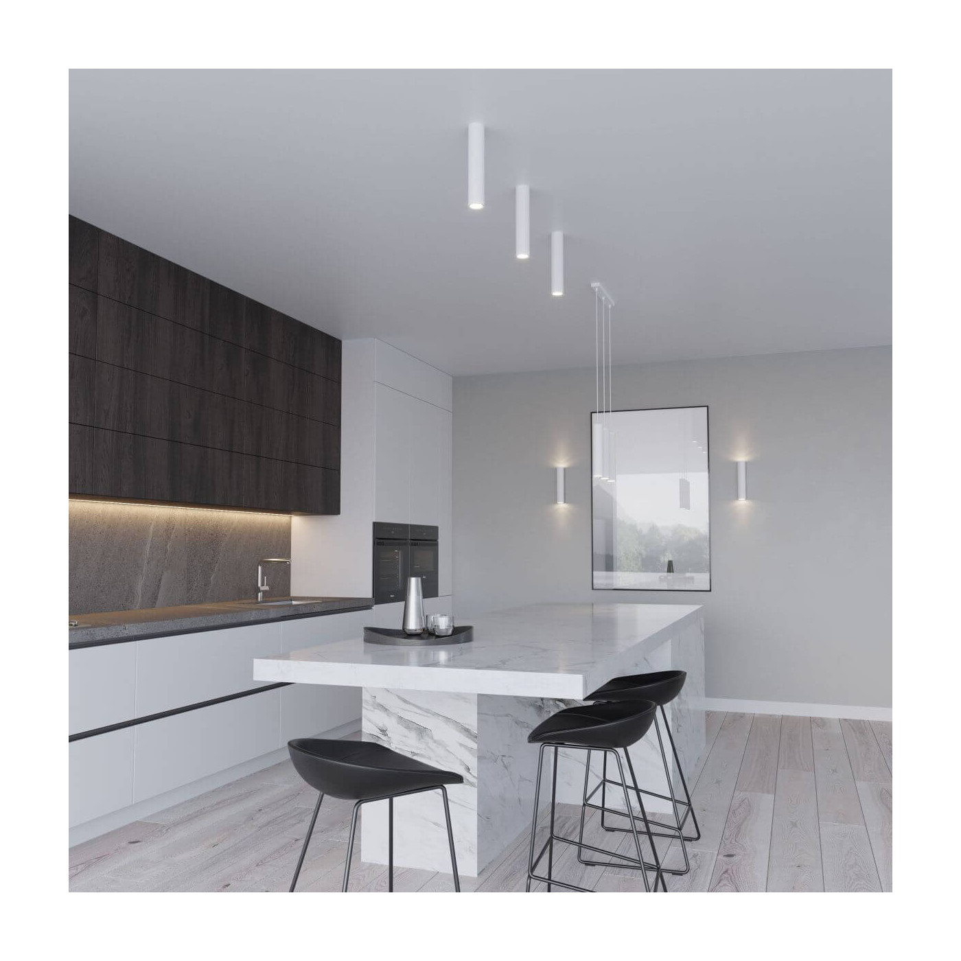 Lampa Wisząca Lagos 3 Biały SL.0325 Sollux